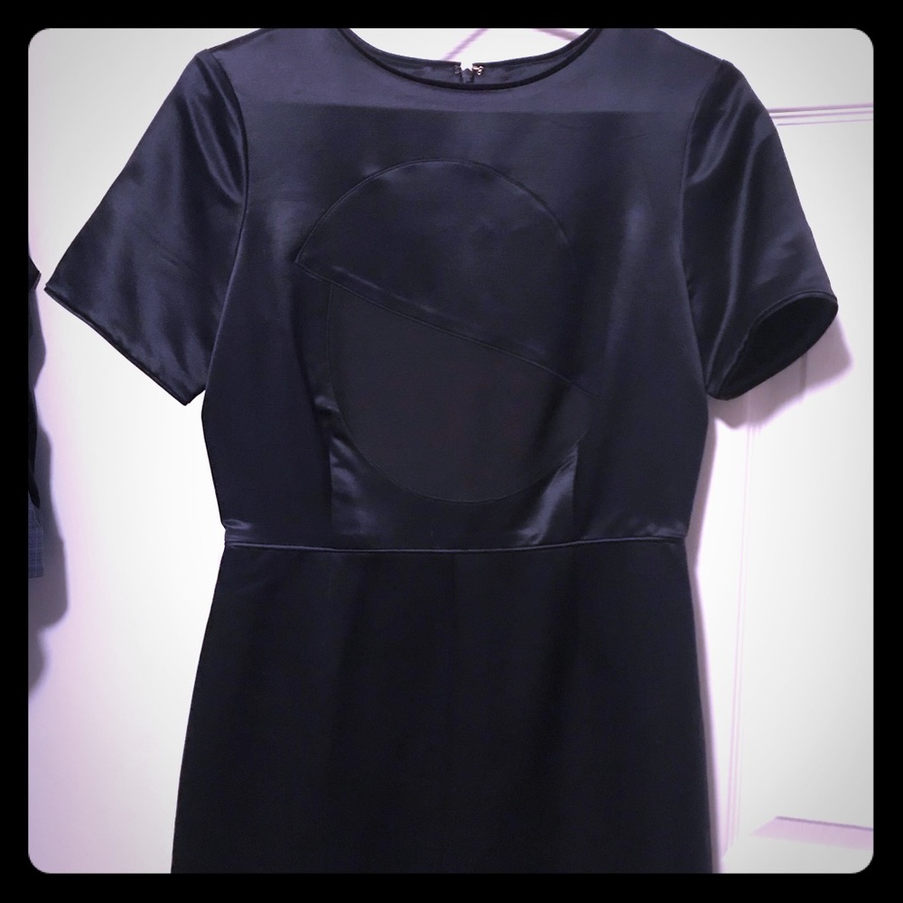 MARC By Marc Jacobs Black Satin Mini Dress